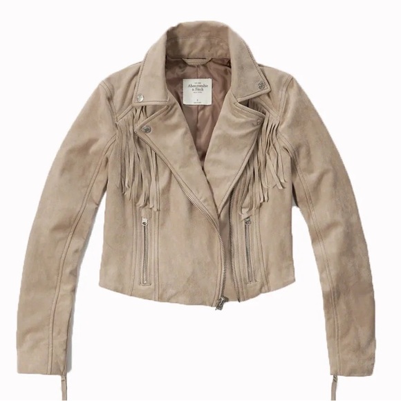 Abercrombie Suede Fringe Jacket - Picture 1 of 3